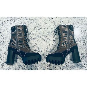 BAMBOO Womens Round Toe Lace Up